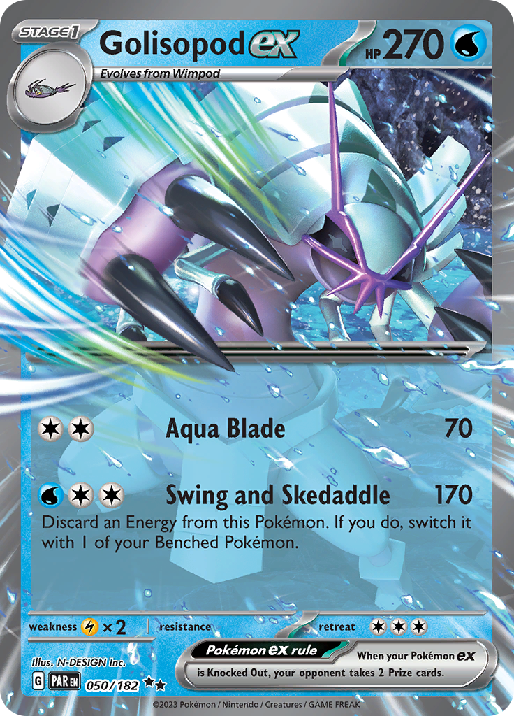 Golisopod ex (050/182) [Scarlet & Violet: Paradox Rift] | Devastation Store