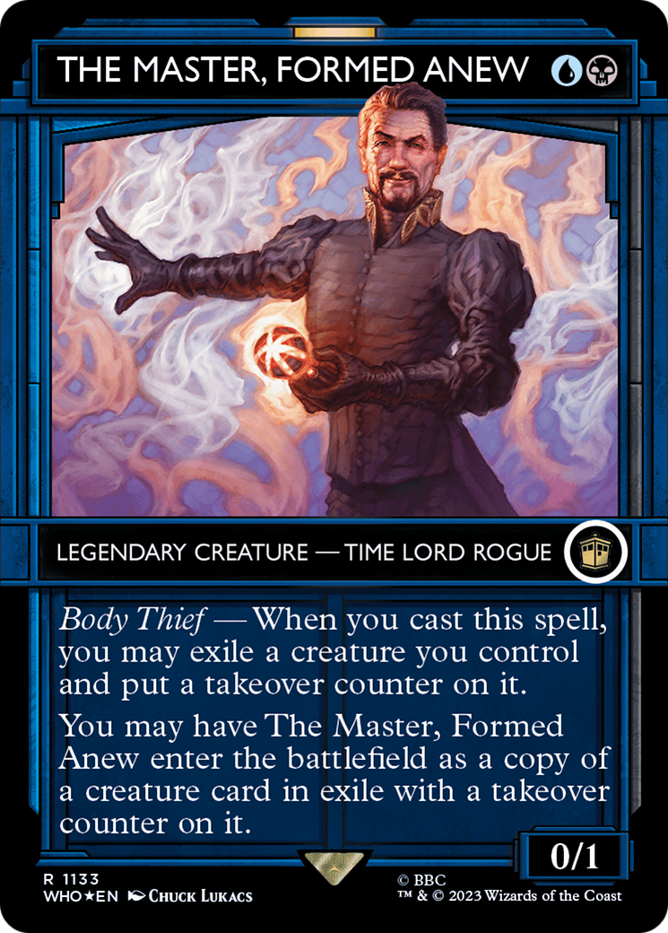 The Master, Formed Anew (Showcase) (Surge Foil) [Doctor Who] | Devastation Store