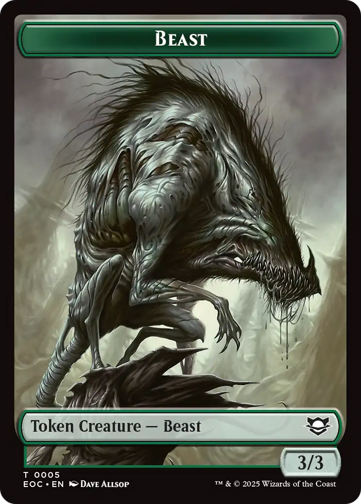 Insect // Beast (0005) Double-Sided Token [Edge of Eternities Tokens] | Devastation Store
