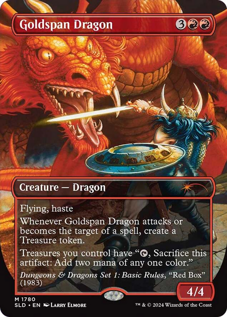 Goldspan Dragon (Rainbow Foil) [Secret Lair Drop Series] | Devastation Store