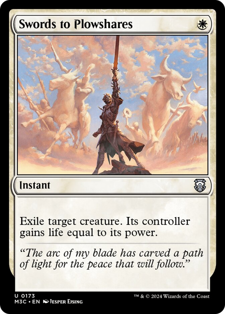 Swords to Plowshares (Ripple Foil) [Modern Horizons 3 Commander] | Devastation Store