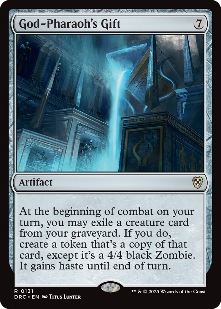 God-Pharaoh's Gift [Aetherdrift Commander] | Devastation Store