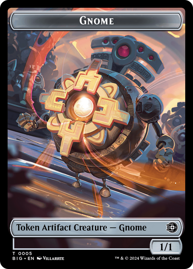 Gnome // Plot Double-Sided Token [Outlaws of Thunder Junction: The Big Score Tokens] | Devastation Store