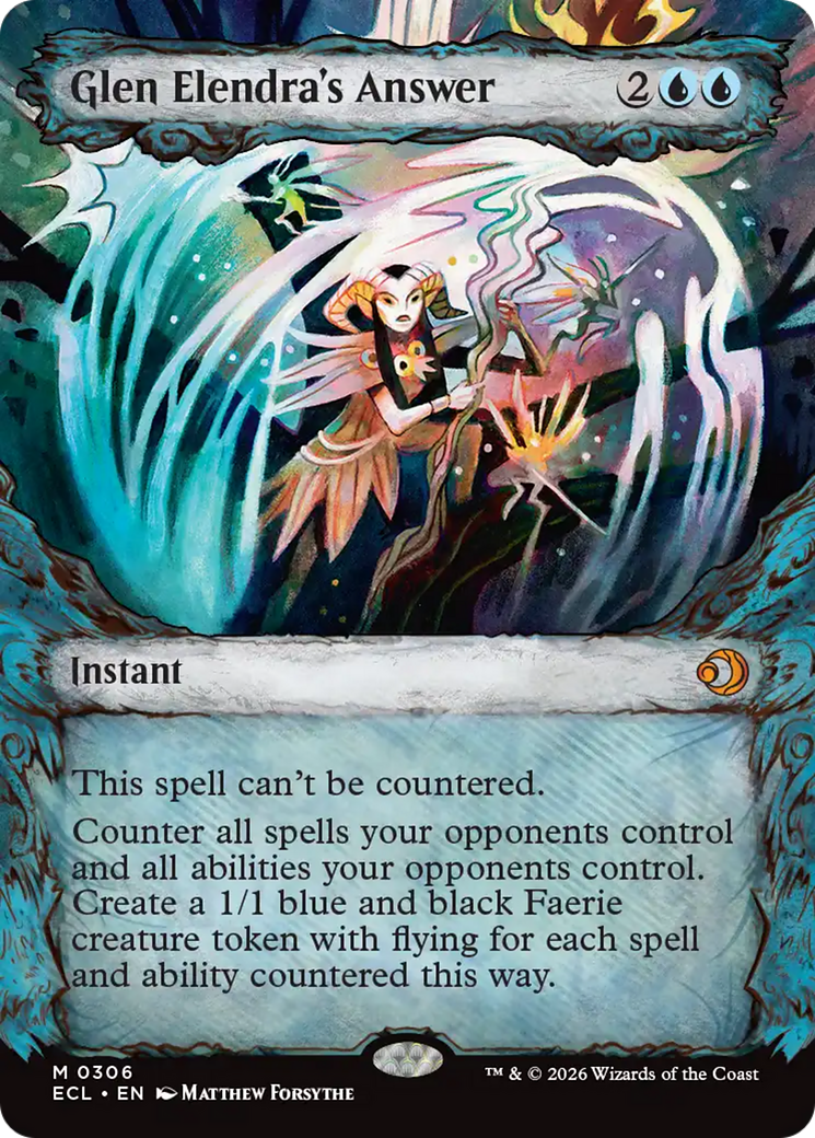 Glen Elendra's Answer (Showcase) [Lorwyn Eclipsed] | Devastation Store