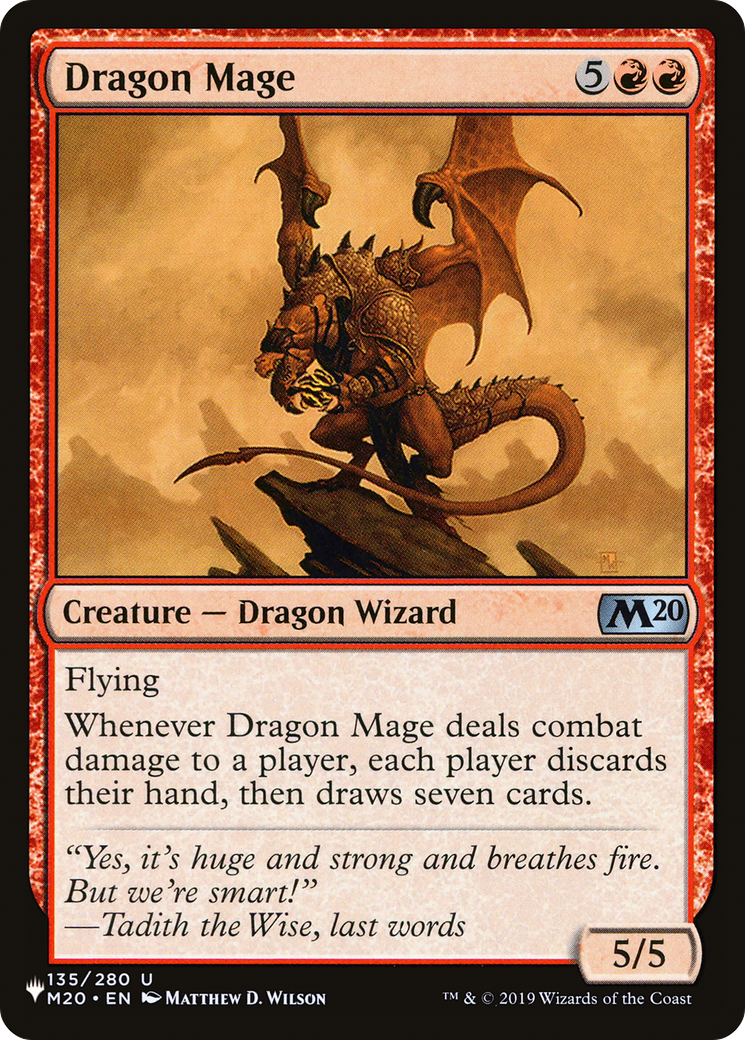 Dragon Mage [The List Reprints] | Devastation Store