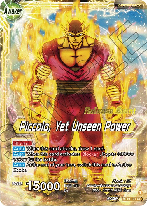 Piccolo // Piccolo, Yet Unseen Power (Fighter's Ambition Holiday Pack) (BT19-101) [Tournament Promotion Cards] | Devastation Store