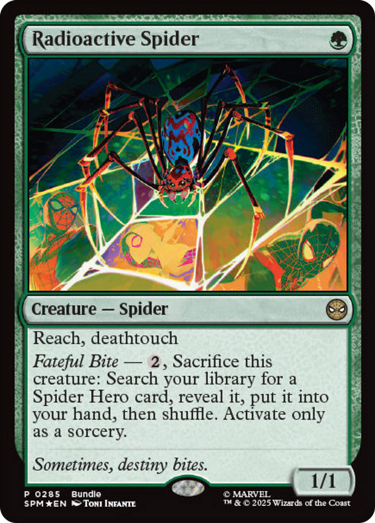 Radioactive Spider [Marvel's Spider-Man Promos] | Devastation Store