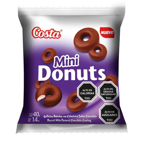 Confites y bebidas - galleta mini donuts (40 g) | Devastation Store