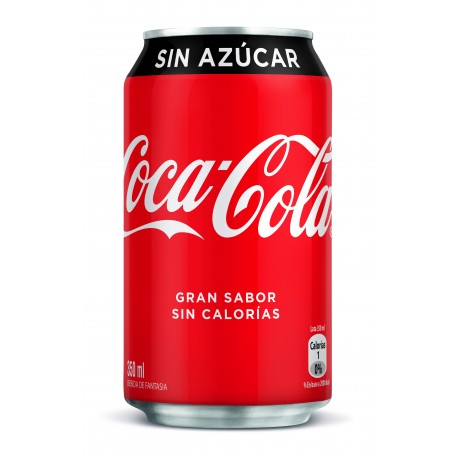 Confites y bebidas - Coca Cola Zero lata 350 CC | Devastation Store