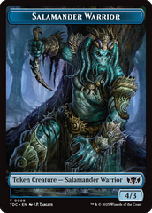 Salamander Warrior // Zombie Druid Double-Sided Token [Tarkir: Dragonstorm Commander Tokens] | Devastation Store
