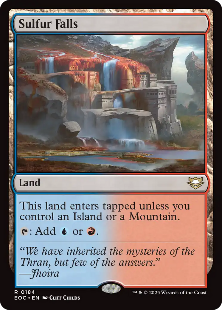 Sulfur Falls [Edge of Eternities Commander] | Devastation Store
