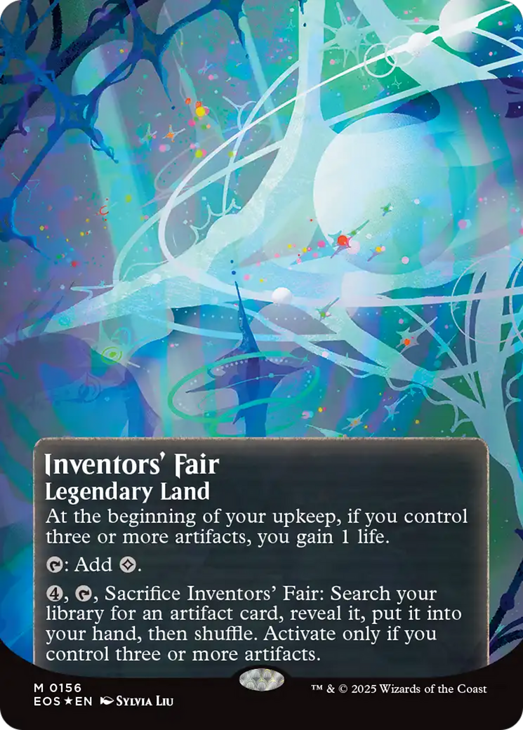 Inventors' Fair (0156) (Borderless) (Galaxy Foil) [Edge of Eternities: Stellar Sights] | Devastation Store
