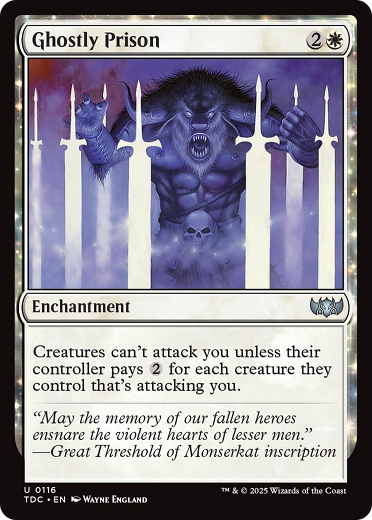 Ghostly Prison [Tarkir: Dragonstorm Commander] | Devastation Store