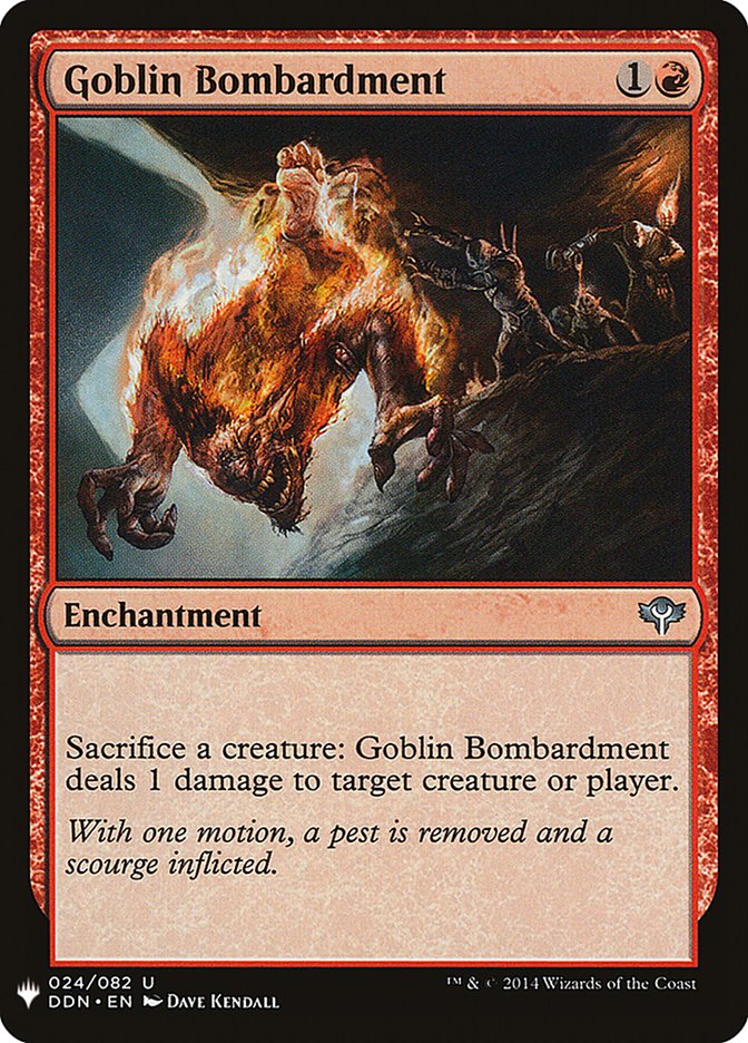 Goblin Bombardment [Mystery Booster] | Devastation Store