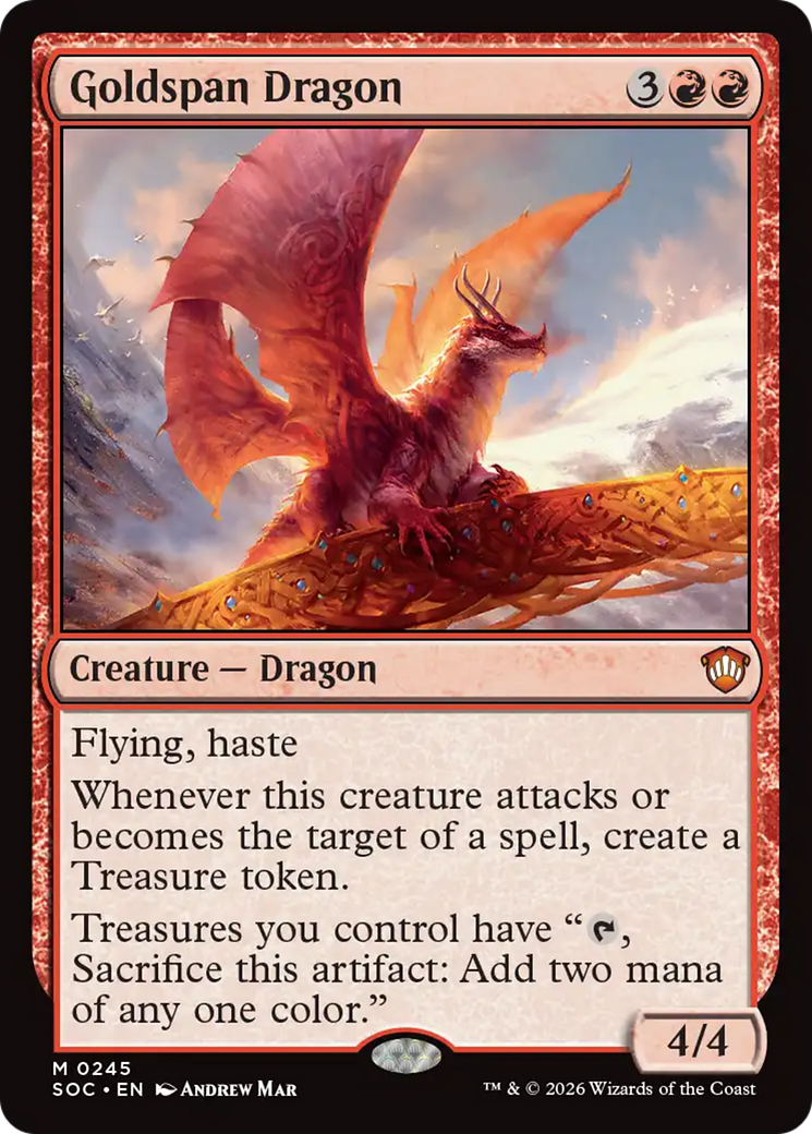 Goldspan Dragon [Secrets of Strixhaven Commander] | Devastation Store