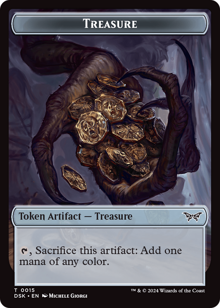 Toy // Treasure Double-Sided Token [Duskmourn: House of Horror Tokens] | Devastation Store