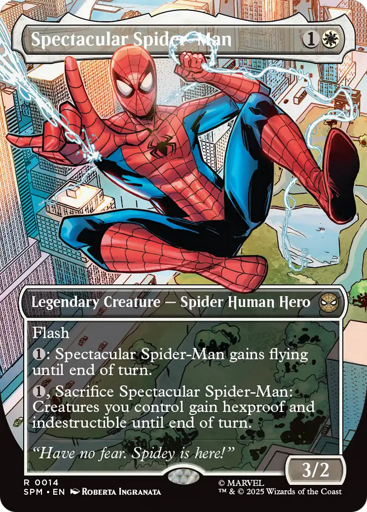 Spectacular Spider-Man (Borderless) [Marvel's Spider-Man Prerelease Promos] | Devastation Store