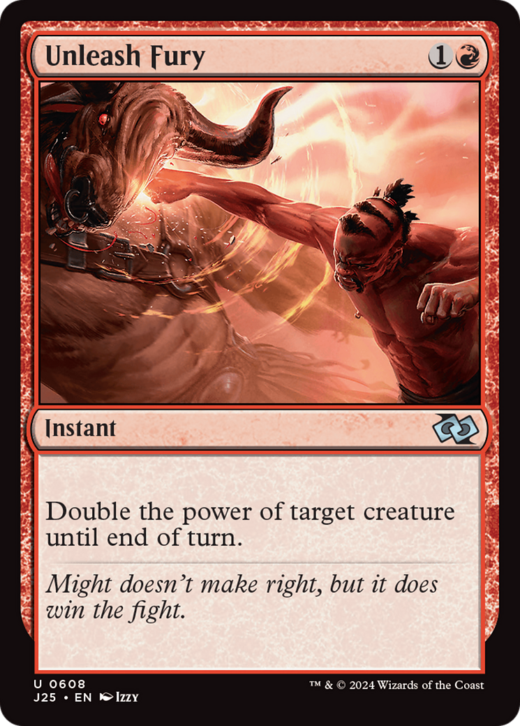 Unleash Fury [Foundations Jumpstart] | Devastation Store