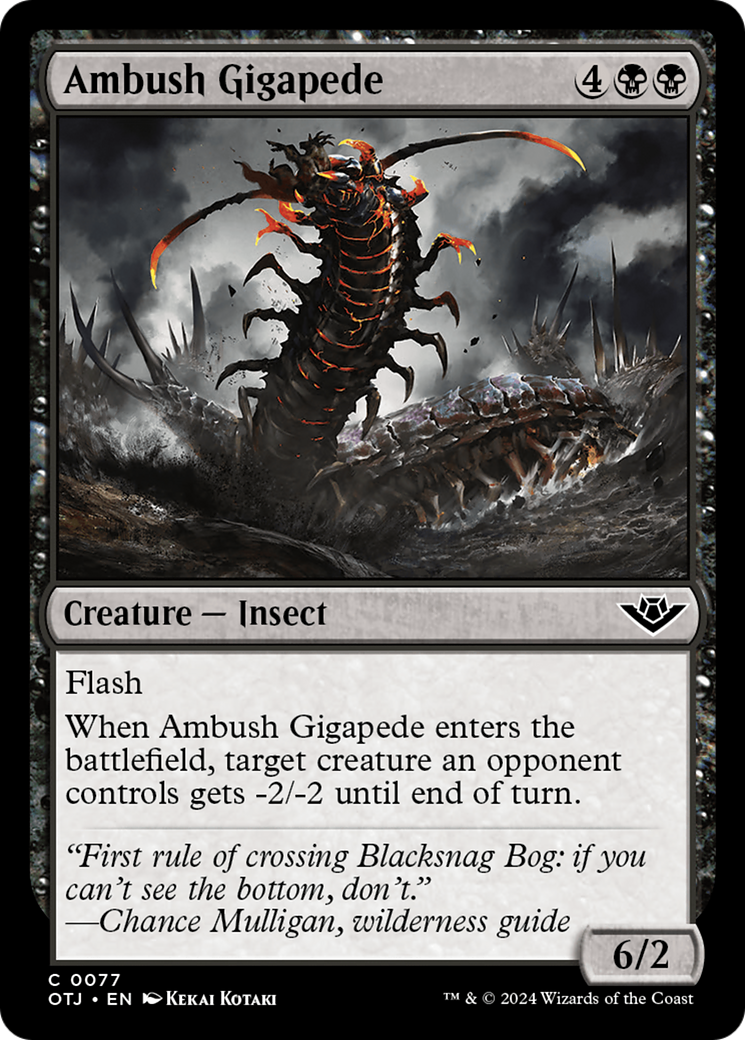 Ambush Gigapede [Outlaws of Thunder Junction] | Devastation Store