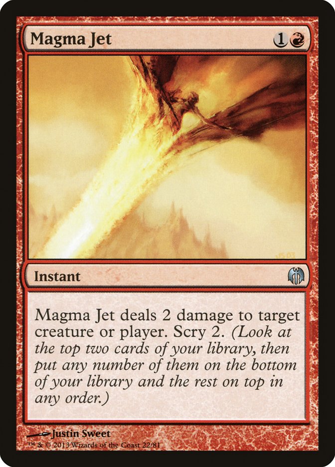 Magma Jet [Duel Decks: Heroes vs. Monsters] | Devastation Store