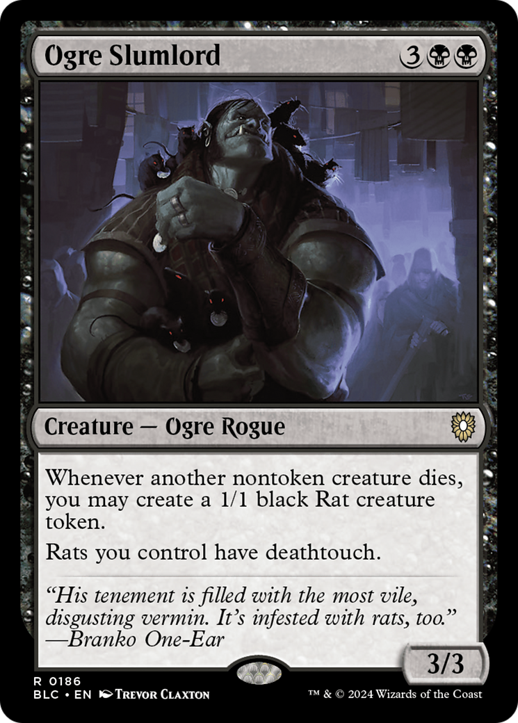 Ogre Slumlord [Bloomburrow Commander] | Devastation Store