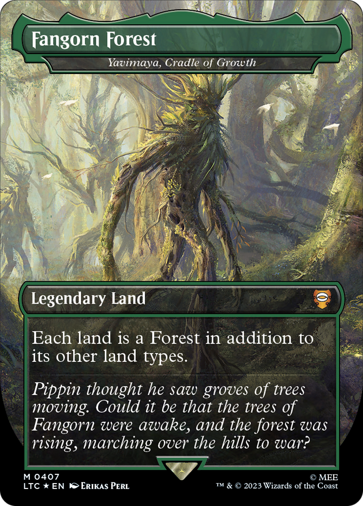 Fangorn Forest - Yavimaya, Cradle of Growth (Surge Foil Realms and Relics) [The Lord of the Rings: Tales of Middle-Earth Commander] | Devastation Store