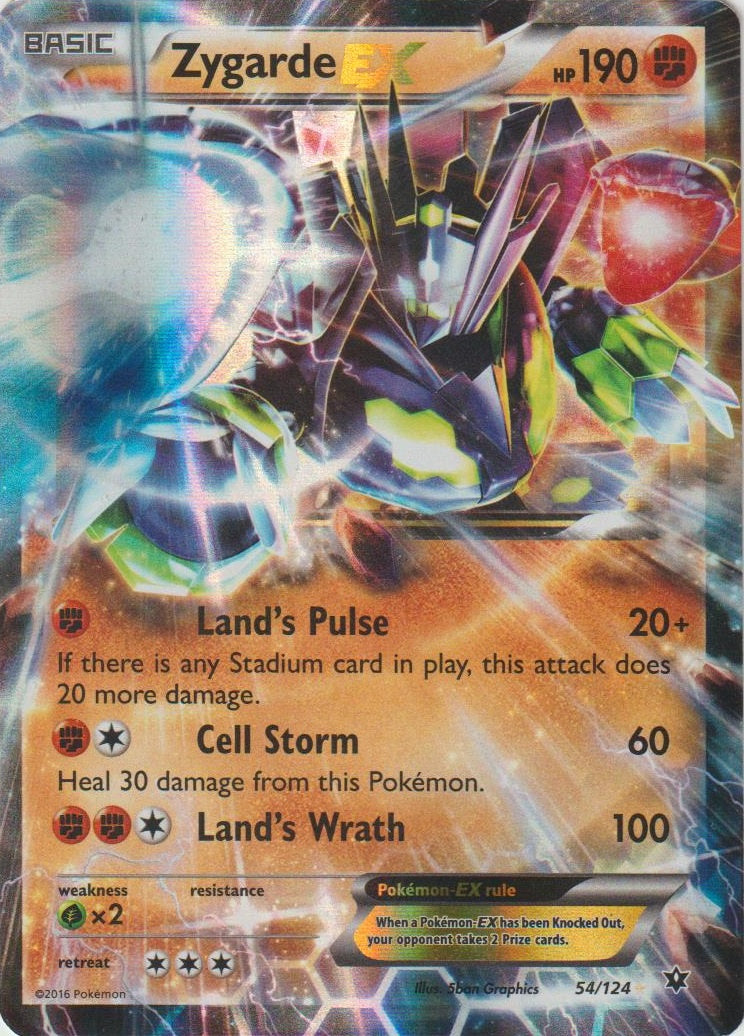 Zygarde EX (054/124) (Jumbo Card) [XY: Fates Collide] | Devastation Store