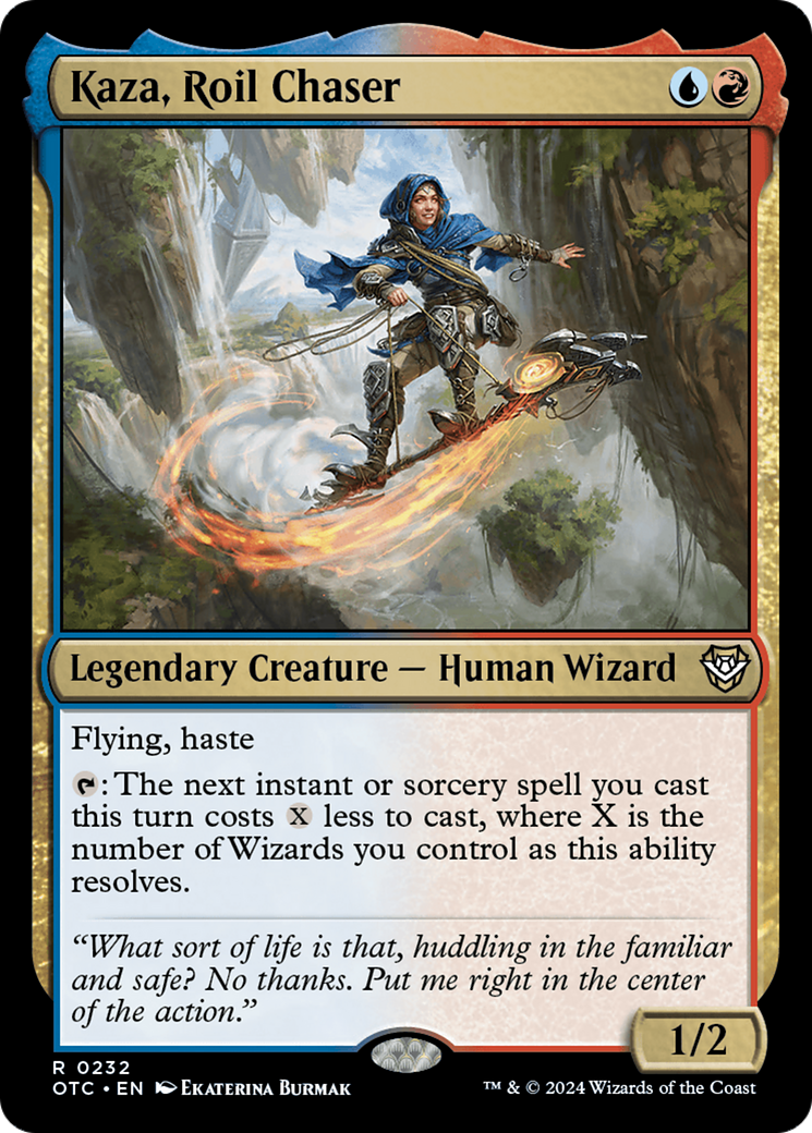 Kaza, Roil Chaser [Outlaws of Thunder Junction Commander] | Devastation Store