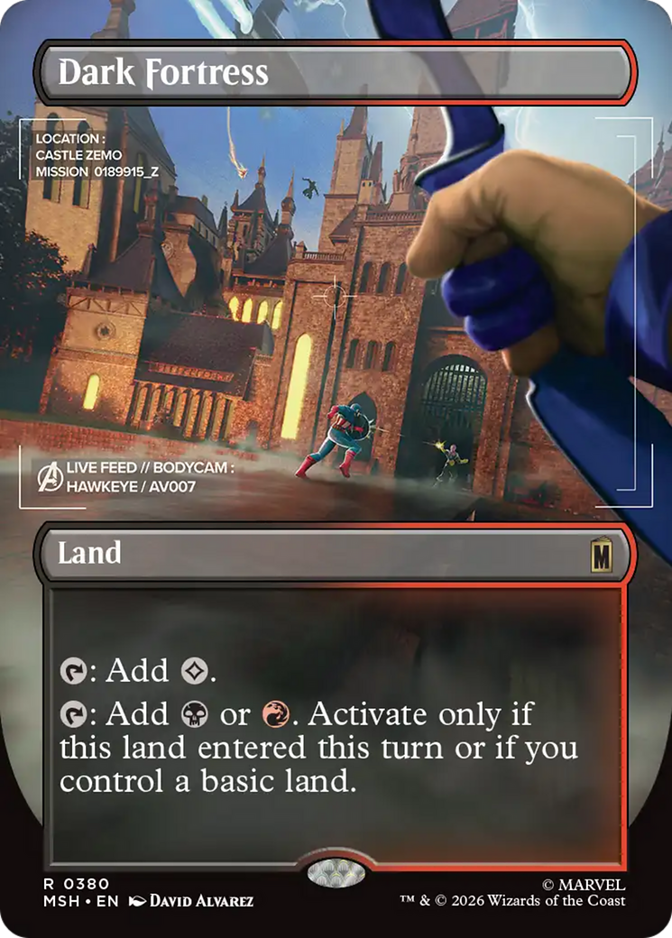 Dark Fortress (Borderless) [Marvel Super Heroes] | Devastation Store