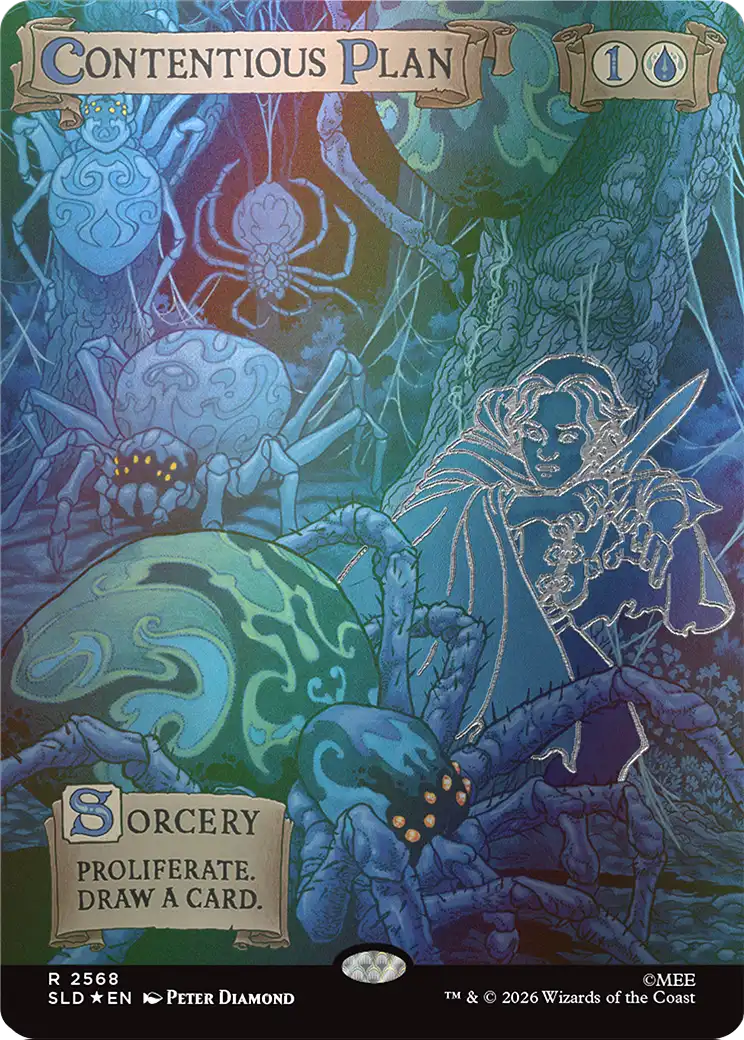 Contentious Plan (Out Of Sight Foil) [Secret Lair Drop Series] | Devastation Store