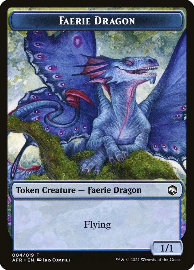 Devil // Faerie Dragon Double-Sided Token [Dungeons & Dragons: Adventures in the Forgotten Realms Tokens] | Devastation Store
