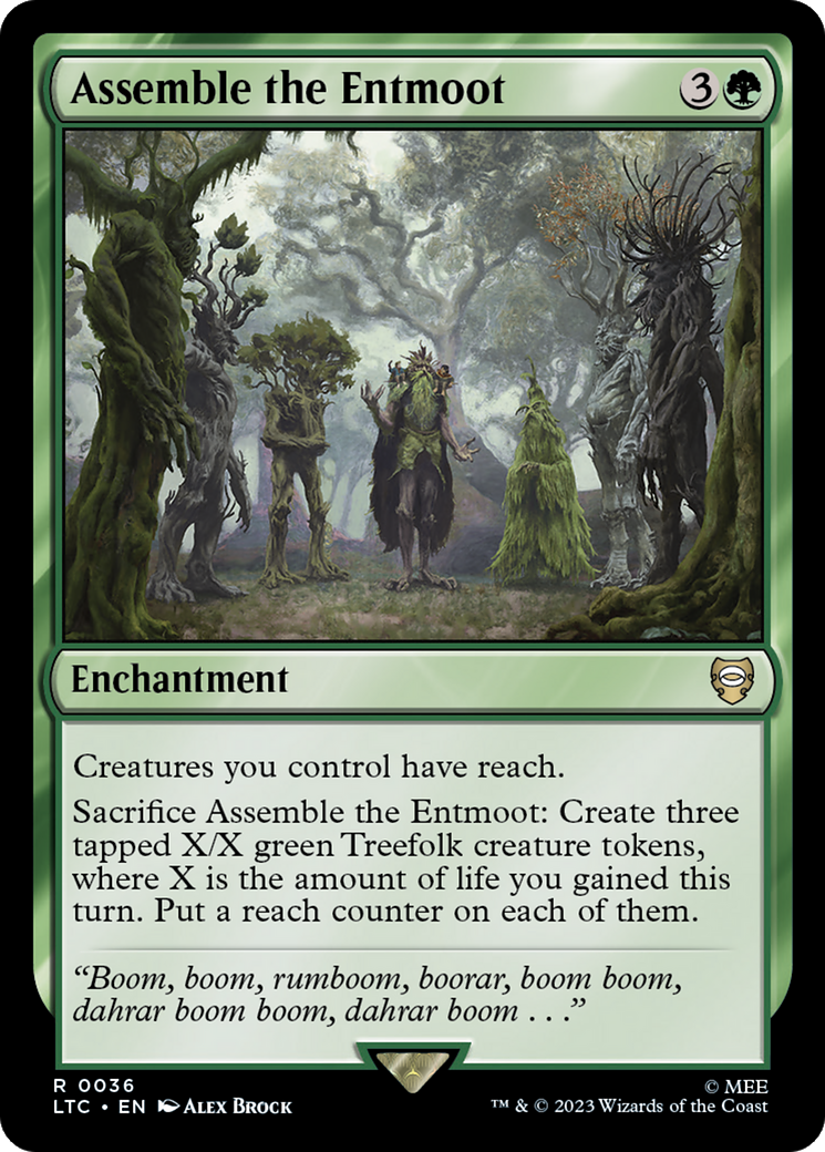 Assemble the Entmoot [The Lord of the Rings: Tales of Middle-Earth Commander] | Devastation Store