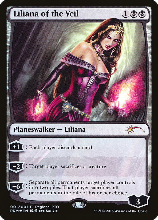 Liliana of the Veil (Regional PTQ) [Pro Tour Promos] | Devastation Store