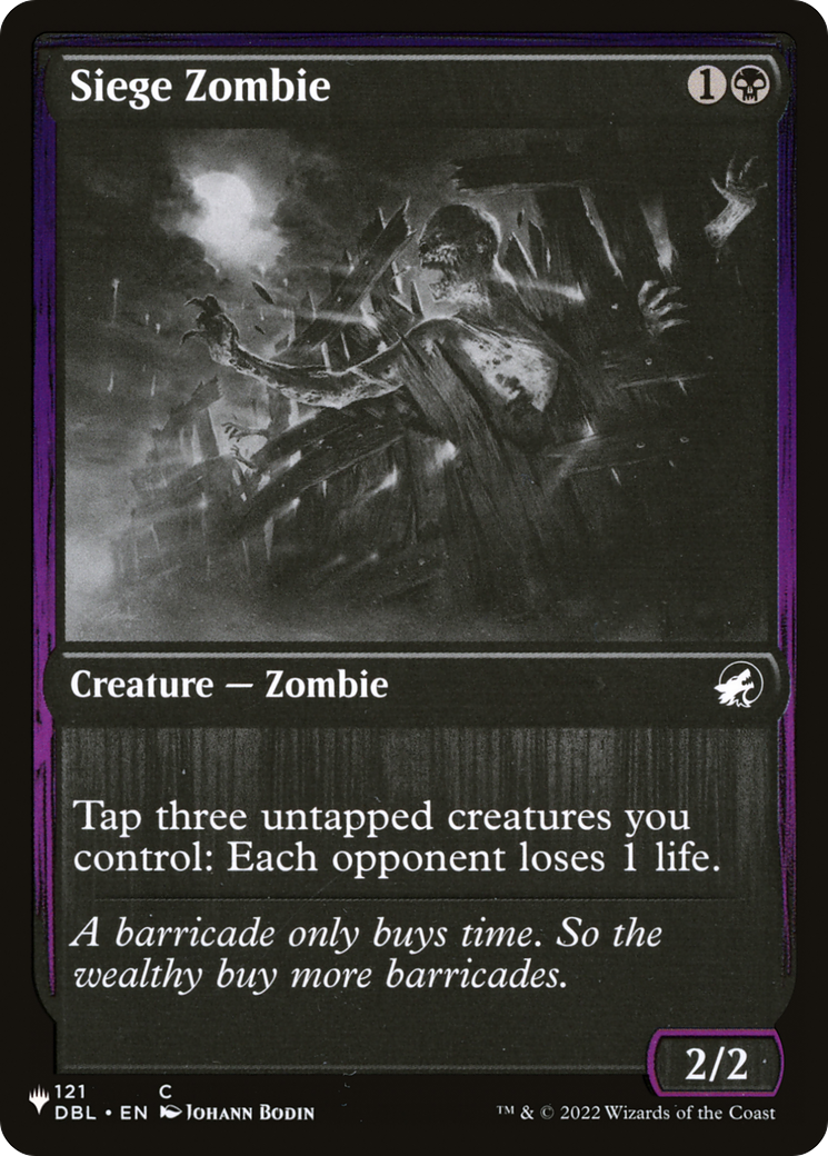 Siege Zombie [The List] | Devastation Store