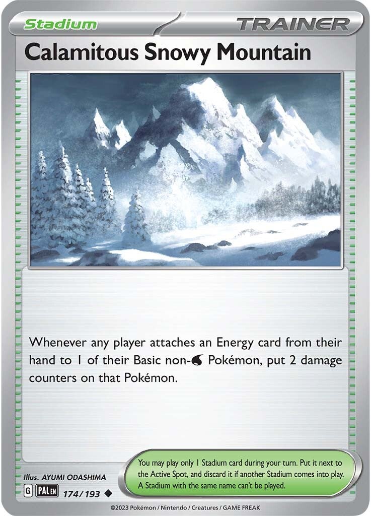 Calamitous Snowy Mountain (174/193) [Scarlet & Violet: Paldea Evolved] | Devastation Store