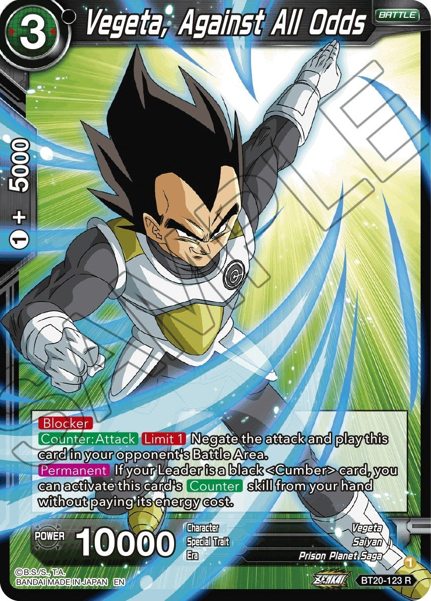 Vegeta, Against All Odds (BT20-123) [Power Absorbed] | Devastation Store