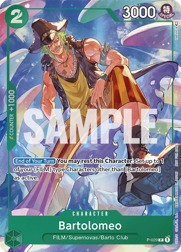 Bartolomeo (Event Pack Vol. 1) [One Piece Promotion Cards] | Devastation Store