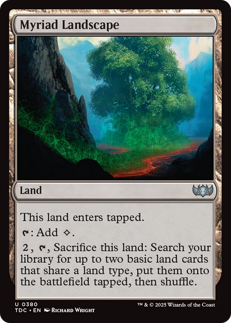 Myriad Landscape [Tarkir: Dragonstorm Commander] | Devastation Store