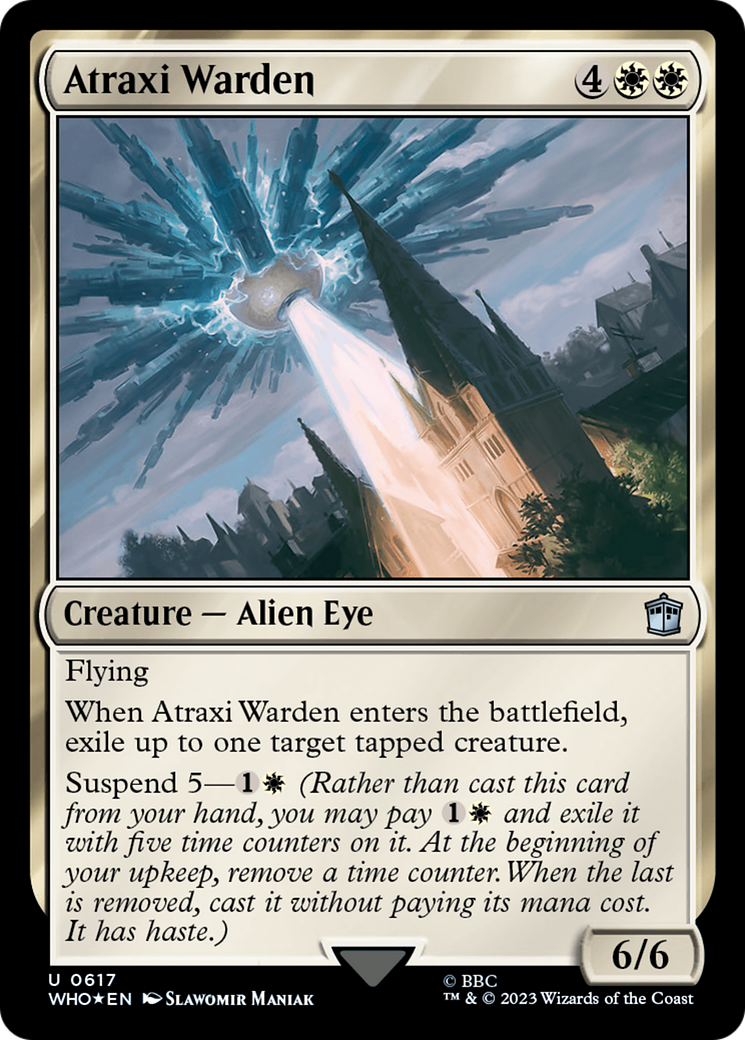 Atraxi Warden (Surge Foil) [Doctor Who] | Devastation Store