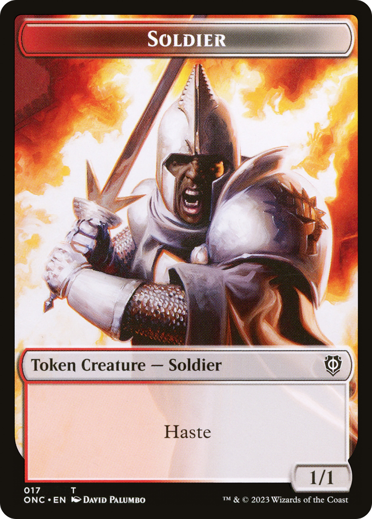 Copy // Soldier Double-Sided Token (Surge Foil) [Marvel Super Heroes Commander Tokens] | Devastation Store