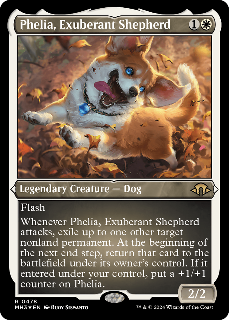 Phelia, Exuberant Shepherd (Foil Etched) [Modern Horizons 3] | Devastation Store