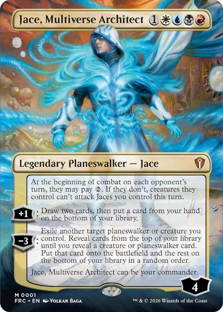 Jace, Multiverse Architect (Borderless) [Reality Fracture Commander] | Devastation Store