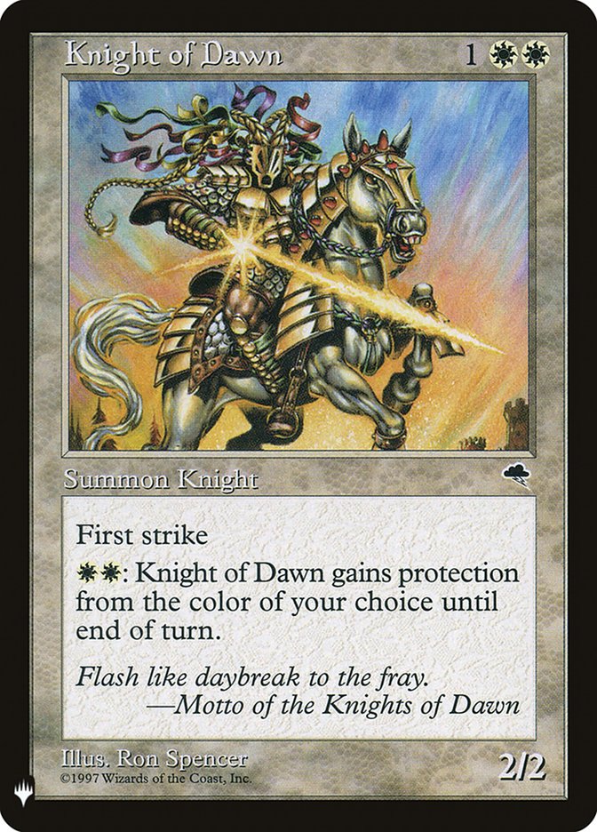 Knight of Dawn [Mystery Booster] | Devastation Store