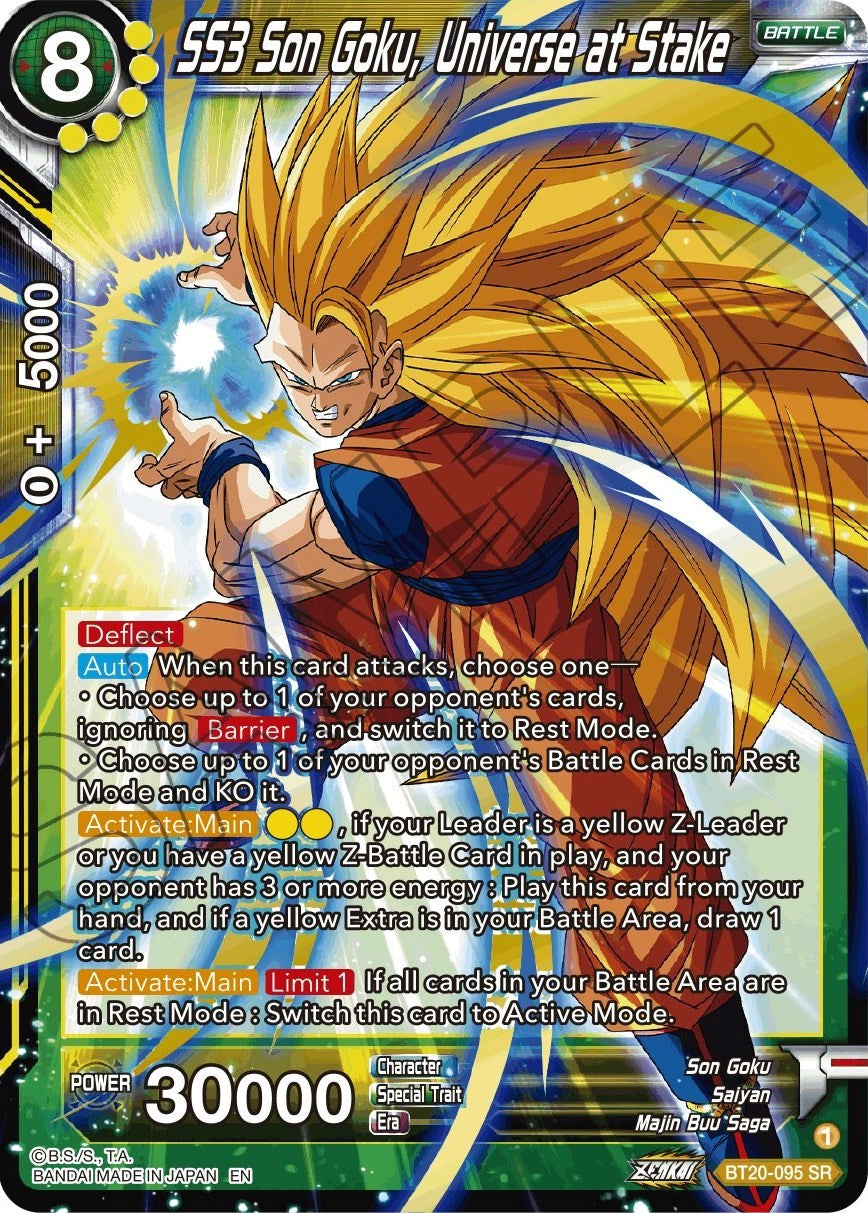 SS3 Son Goku, Universe at Stake (BT20-095) [Power Absorbed] | Devastation Store