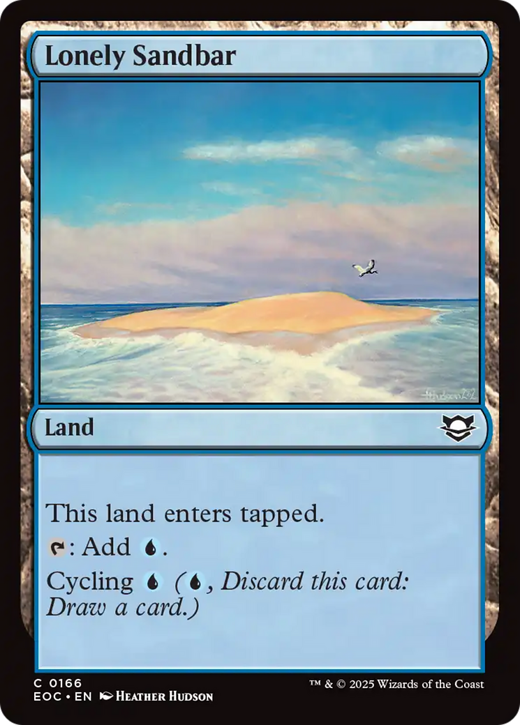 Lonely Sandbar [Edge of Eternities Commander] | Devastation Store