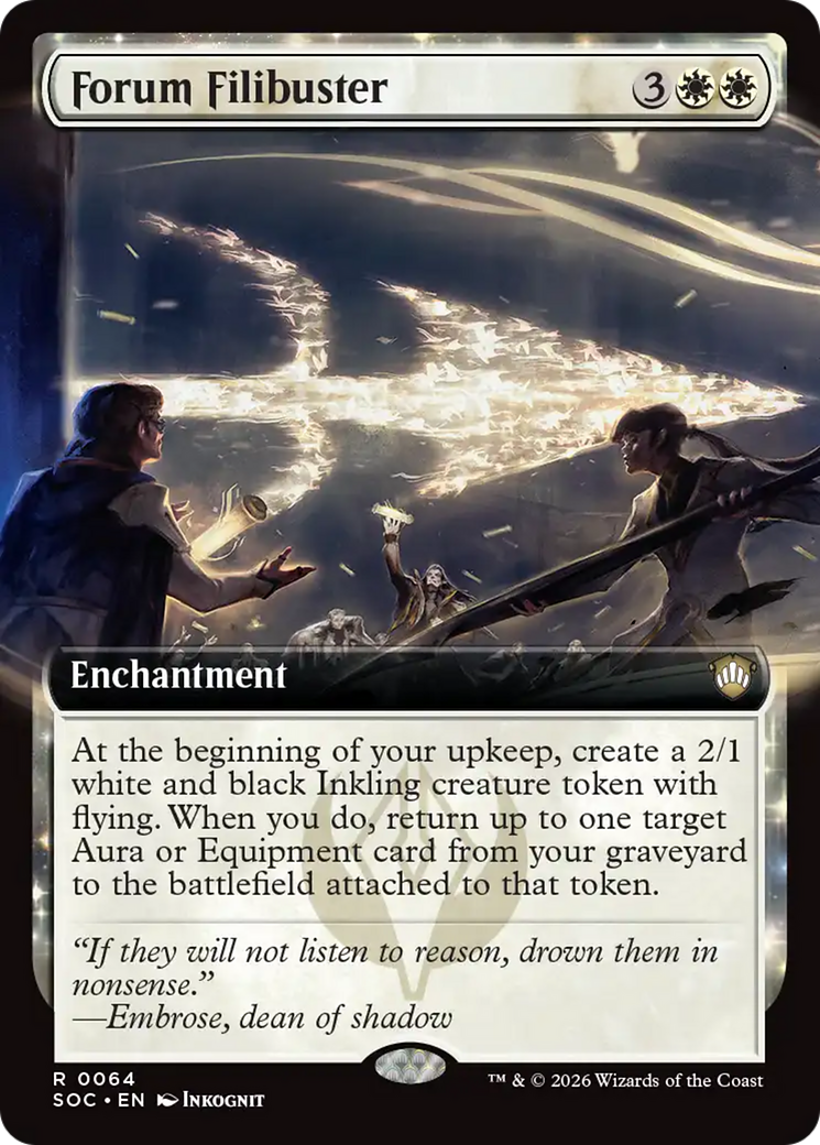 Forum Filibuster (Extended Art) [Secrets of Strixhaven Commander] | Devastation Store