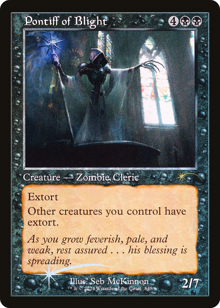 Pontiff of Blight (Retro Frame) [Secret Lair Drop Series] | Devastation Store