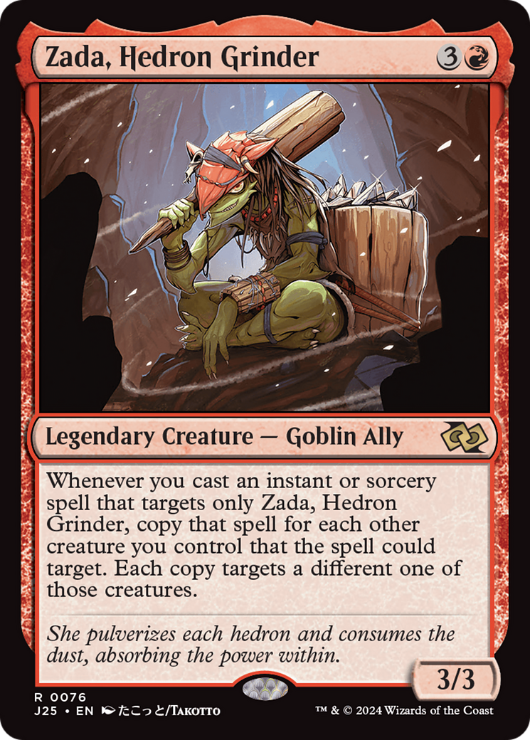 Zada, Hedron Grinder (Anime) [Foundations Jumpstart] | Devastation Store