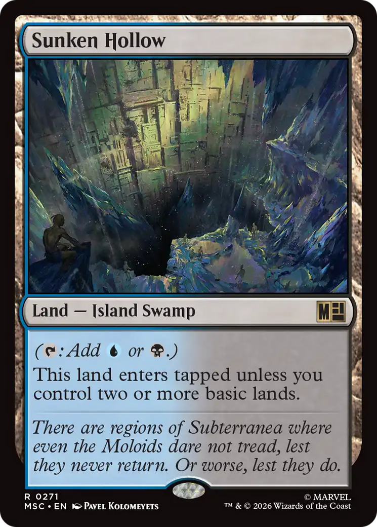 Sunken Hollow (Surge Foil) [Marvel Super Heroes Commander] | Devastation Store