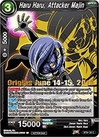 Haru Haru, Attacker Majin (Origins 2019) (BT3-120_PR) [Tournament Promotion Cards] | Devastation Store